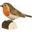 Wildlife Garden DecoBird Rödhake Prydnadsfigur 8.7cm