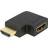 DeLock 65077 HDMI-HDMI M-F Angled Adapter