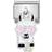Nomination Composable Classic Llama Head Link Charm - Silver/Multicolour
