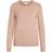 Vila Ril Round Neck Knitted Pullover - Pink/Ash Rose