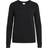 Vila Ril Round Neck Knitted Pullover - Black