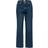 Selected High Straight Fit Jeans - Blue/Medium Blue Denim