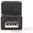 Nedis 270° USB A-USB A M-F 2.0 Angled Adapter
