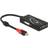 DeLock Mini DisplayPort-VGA/HDMI/DVI M-F Adapter