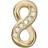 Christina Jewelry Eternity Charm - Gold/Topazes