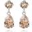 Caroline Svedbom Mini Drop Earrings - Silver/Silk
