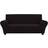 vidaXL stretch Sofföverdrag Svart (210x140cm)
