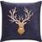 Chhatwal & Jonsson Reindeer Cushion Cover Blue (50x50cm)