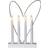 Star Trading Glossy Heart Adventslysestage 25cm