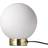DYBERG LARSEN Barcelona Opal White/Brass Bordslampa 22.5cm