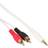 InLine Gold 3.5mm - 2RCA 1m