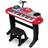 Big Steps Rockstar Keyboard Toys with Microphone & Stool