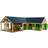 Kids Globe Hestestald med 3 Bokse & Opbevaringsrum 610211