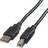 Roline USB A - USB B 2.0 0.8m