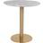 House Nordic Bolzano White/Brass Matbord 70x70cm