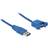 DeLock USB A - USB A (panel) M-F 3.0 1m