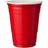 Studyshop Plastic Cups Red 50-pack