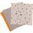 ferm LIVING Muslin Squares Fruiticana 3-pack