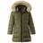 Reima Lunta Kid's Long Winter Jacket - Khaki Green (531416-8930)