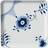 Royal Copenhagen Blue Fluted Mega Assiett 20cm