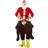 Smiffys Piggyback Turkey Costume Red