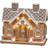 Konstsmide Gingerbread House Brown Juleby 25cm