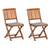 Beliani Cento 2-pack Garden Dining Chair