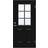 Swedoor Monteverdi Ytterdörr Klarglas S 9000-N V (90x200cm)