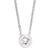 Blomdahl Skin-Friendly Necklace - Silver/Transparent