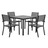 Beliani Prato Patio Dining Set, 1 Table incl. 4 Chairs