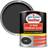 Sandtex 10 Year Exterior Gloss Metal Paint, Wood Paint Black 0.75L