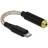 DeLock 2.5mm-Lightning M-F 0.1m