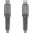 Deltaco Braided USB C-Lightning 1m