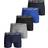 Björn Borg Essential Shorts Boxer 5-pack - Black/Melange/Blue/Navy