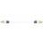 Real Cable Moniteur SUB-1 Subwoofer 1RCA - 1RCA 2m