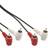 InLine Angled 2RCA-2RCA 1.2m