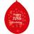 Amscan Latex Ballon Happy 70th Birthday Red 10-pack