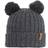 Lindberg Roxtuna Pompom Hat - Grey