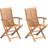 Beliani Maui 2-pack Garden Dining Chair