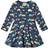 Frugi Sofia Skater Dress - Space Blue Rainbow Roads (DRA906SRS)