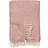 Klippan Yllefabrik Chevron Filt Rosa (200x130cm)