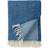 Klippan Yllefabrik Velvet Couverture Bleu (200x130cm)