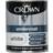 Crown Undercoat Metal Paint, Wood Paint Brilliant White 0.75L