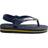 Havaianas Baby Brasil Logo II Slippers - Navy Blue/Citrus Yellow