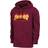 Thrasher Magazine Felpa Flame Logo Hood - Dark Wine