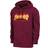 Thrasher Magazine Flame Logo Hood Sweatshirt - Dark Wine