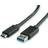 Roline USB A - USB C 3.0 0.5m