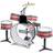 Bontempi Rock Drummer Drum Set with Stool