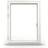 Tanum FS h:7x6 Aluminium Sidohängt fönster 3-glasfönster 70x60cm