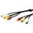 Goobay Gold 3RCA - 3RCA 1.5m